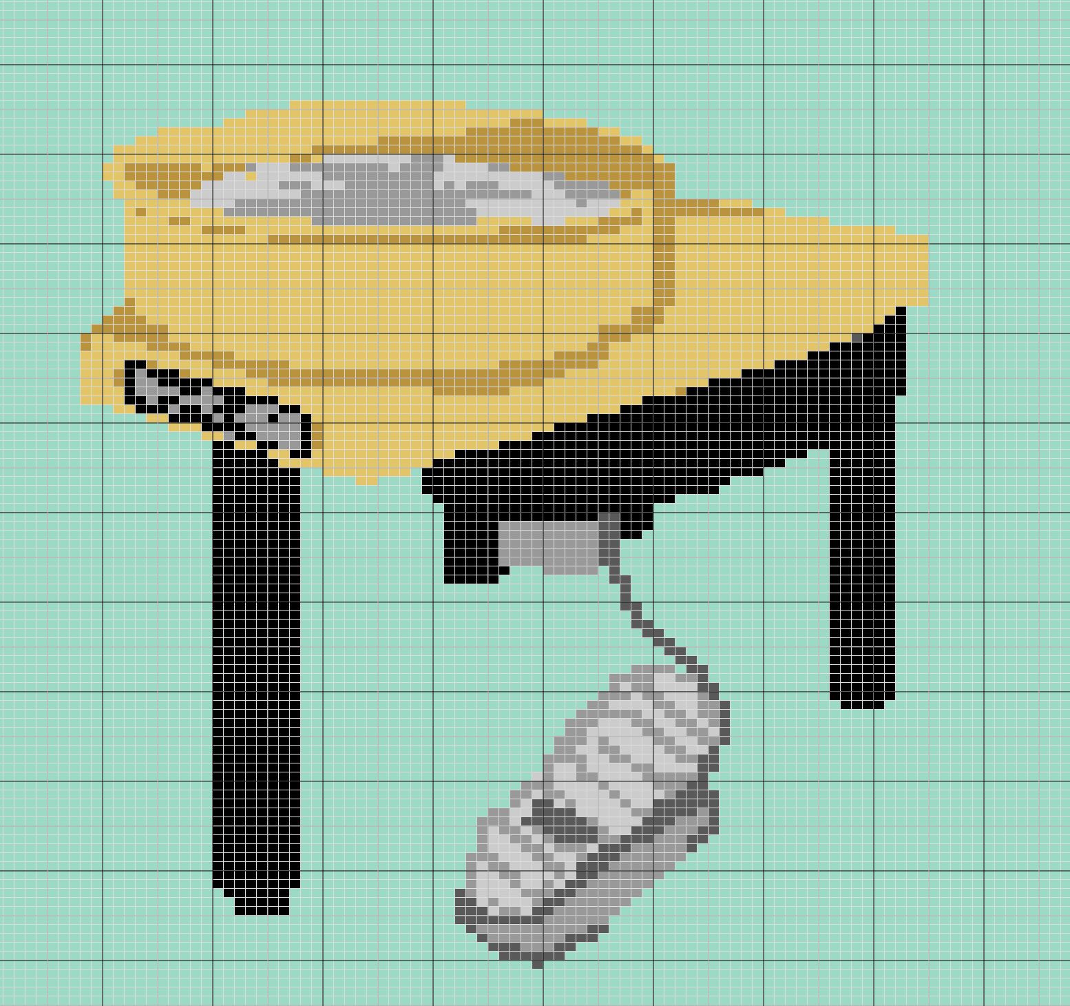picture of pottery wheel knitting chart